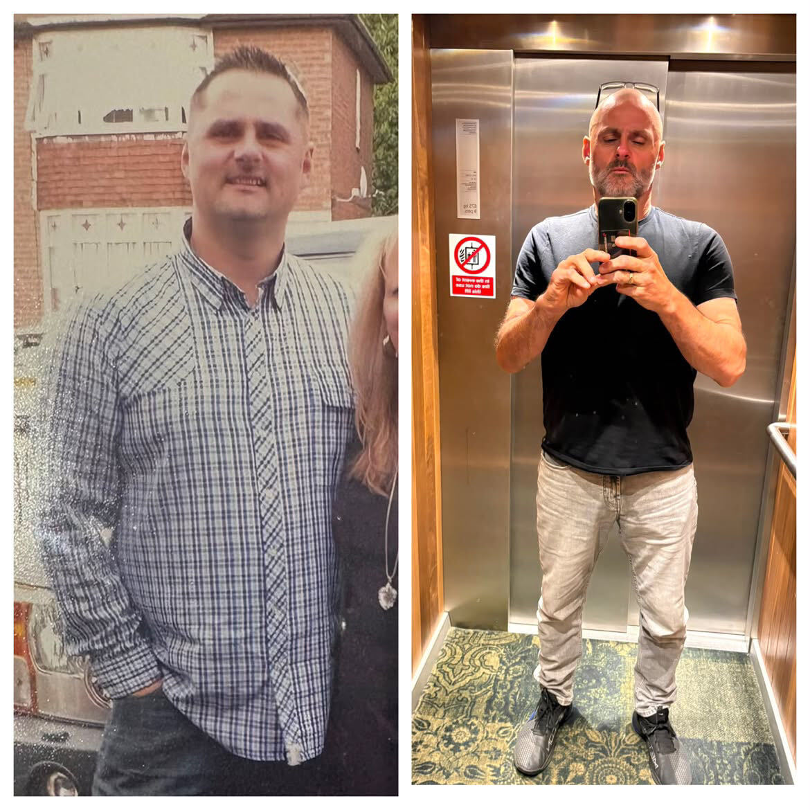 Sid — before and after training with MXFIIT